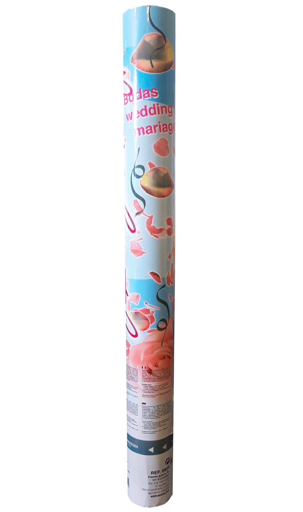 Cañón Confeti Pétalos Rosas
