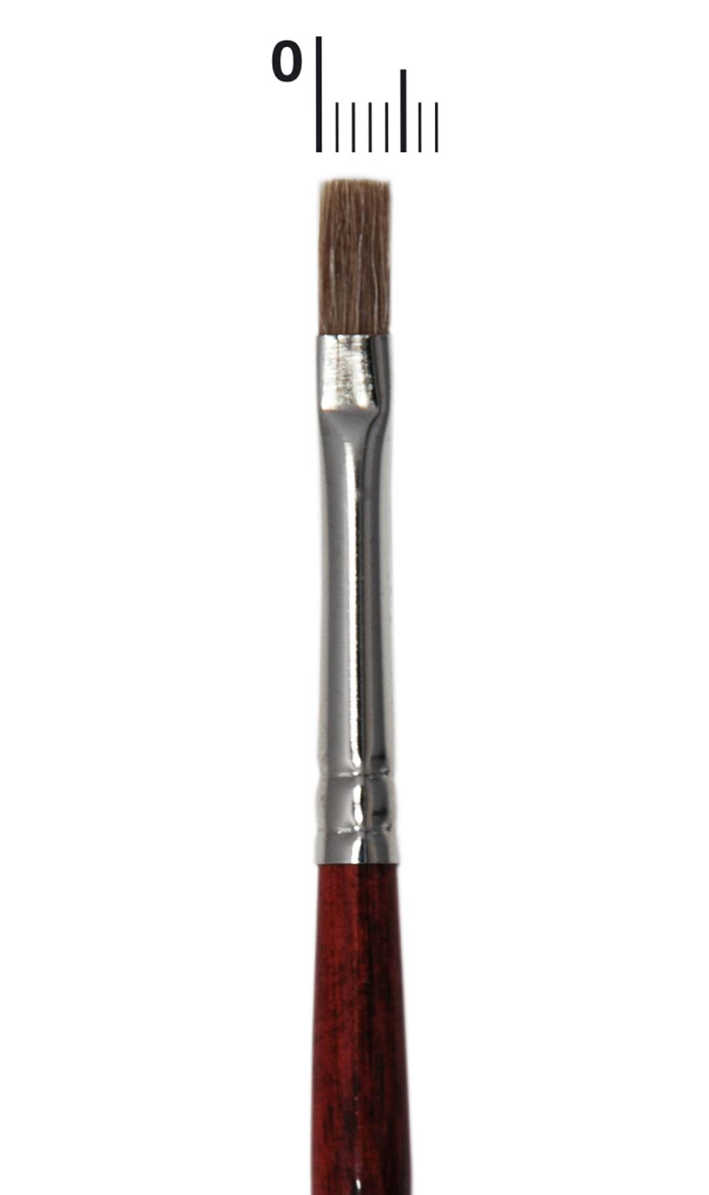 Pincel Plano 4 mm Buey Profesional