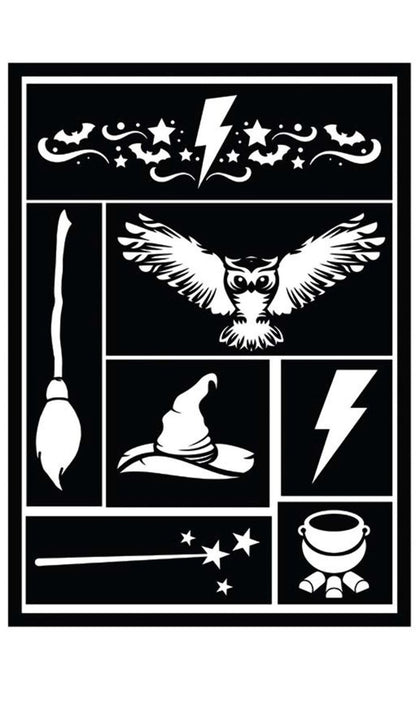 Plantilla de Maquillaje de Harry Potter