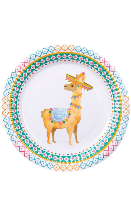 Platos de Llama Divertida