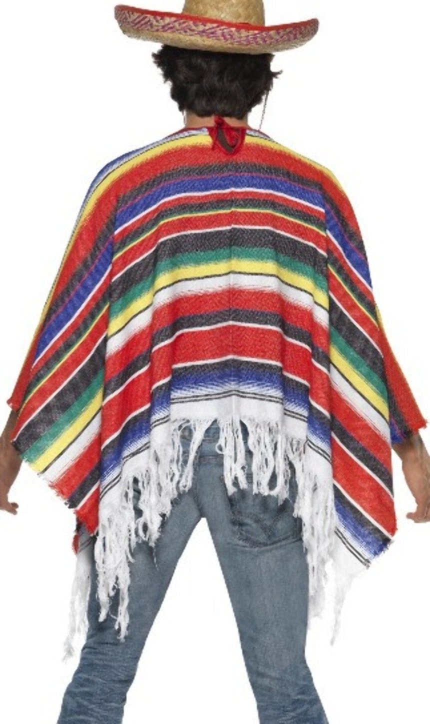 Poncho de Mexicano Rayas