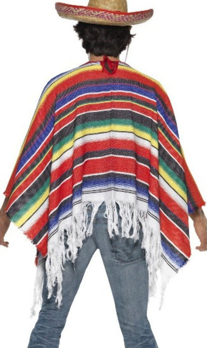 Poncho de Mexicano Rayas