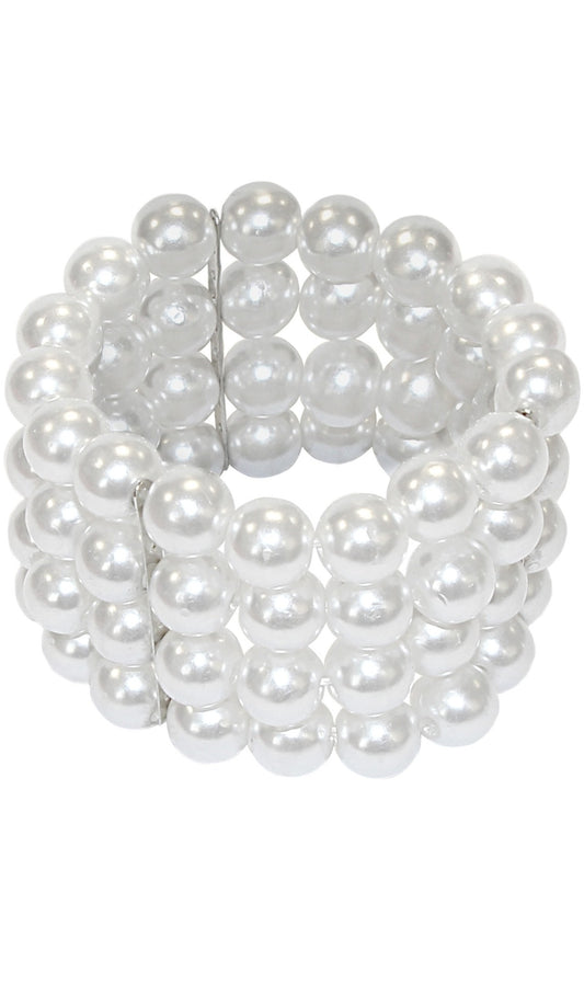 Pulsera de Perlas Blancas