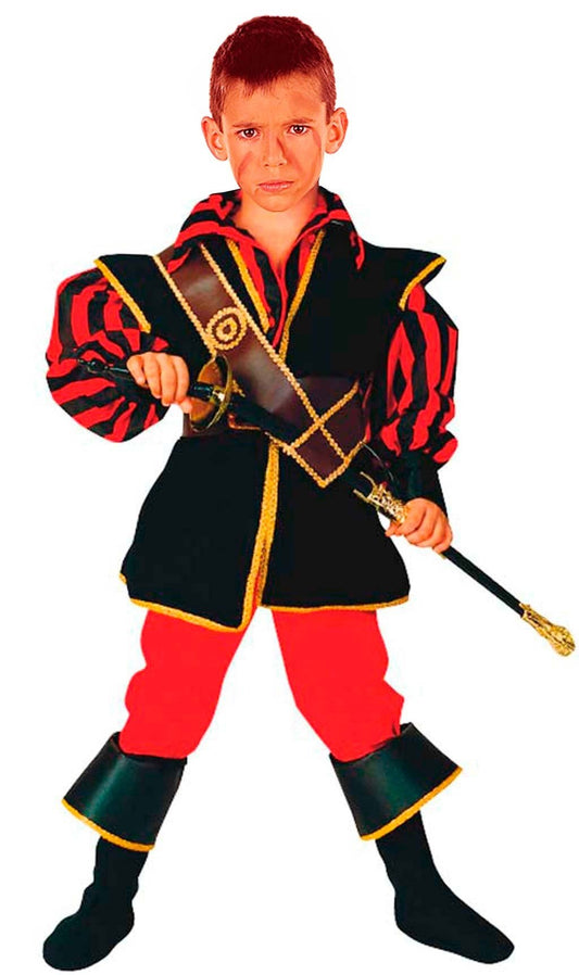 Disfraz de Pirata Sandokan para niño I Don Disfraz