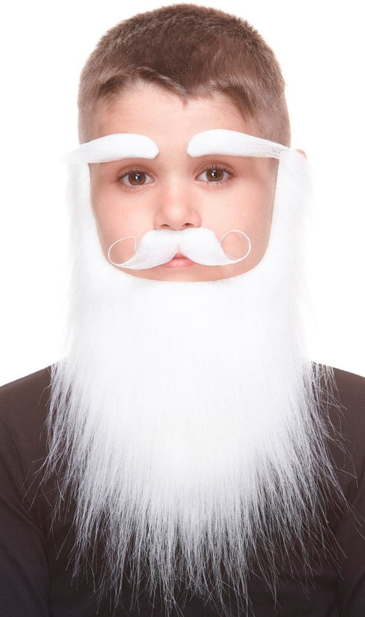 Set de Pelos Blanco Profesional Infantil