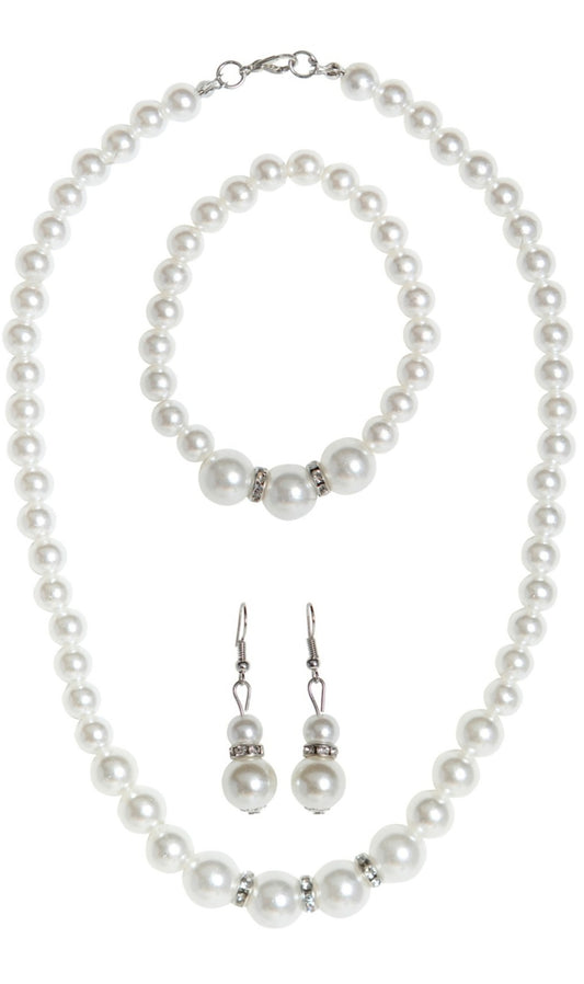 Set de Perlas Strass
