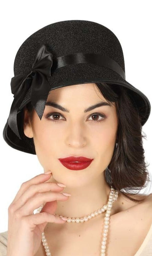Sombrero de Charlestón Negro Eco