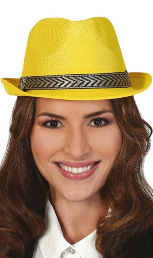 Sombrero de Gangster Amarillo