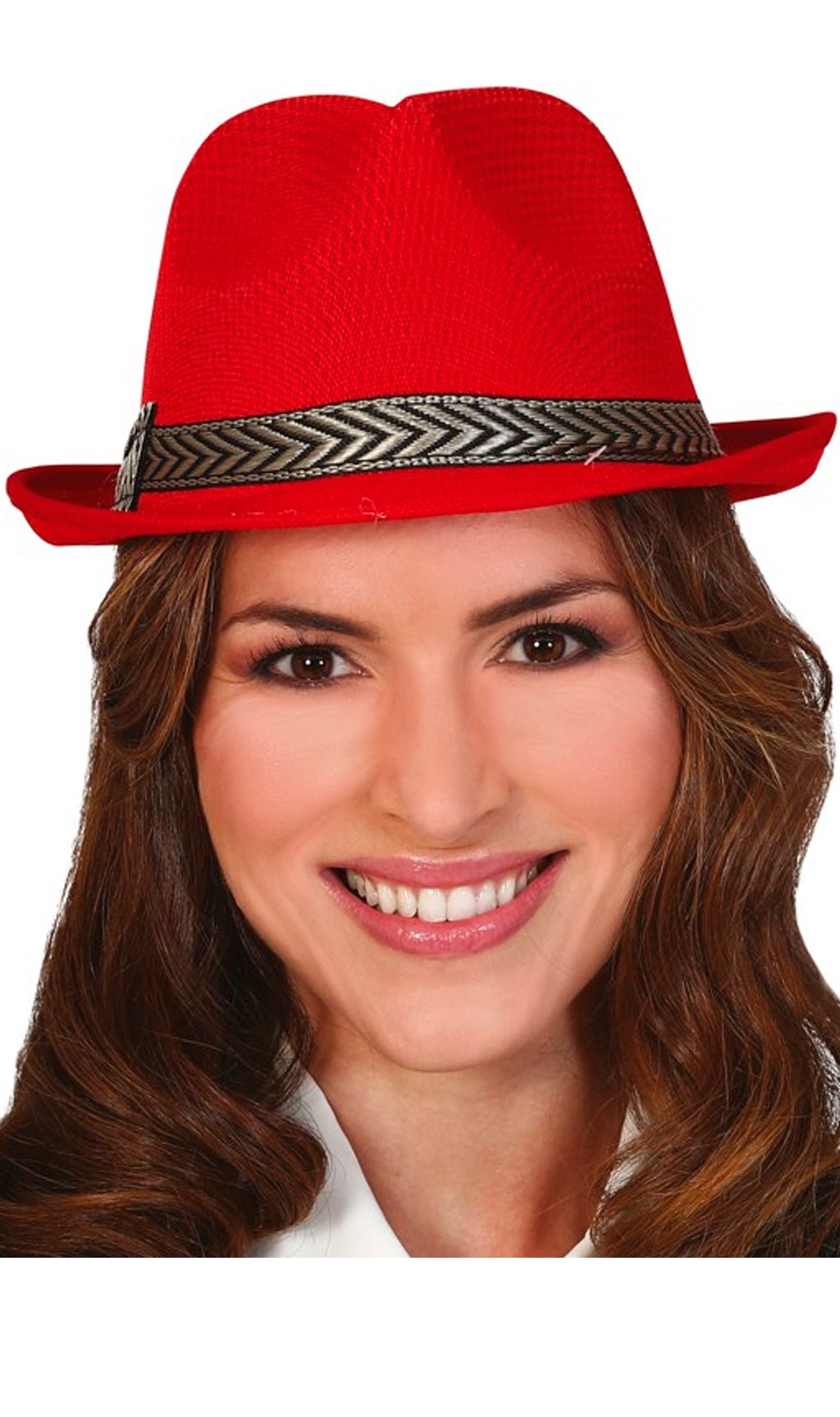 Sombrero de Gangster Rojo