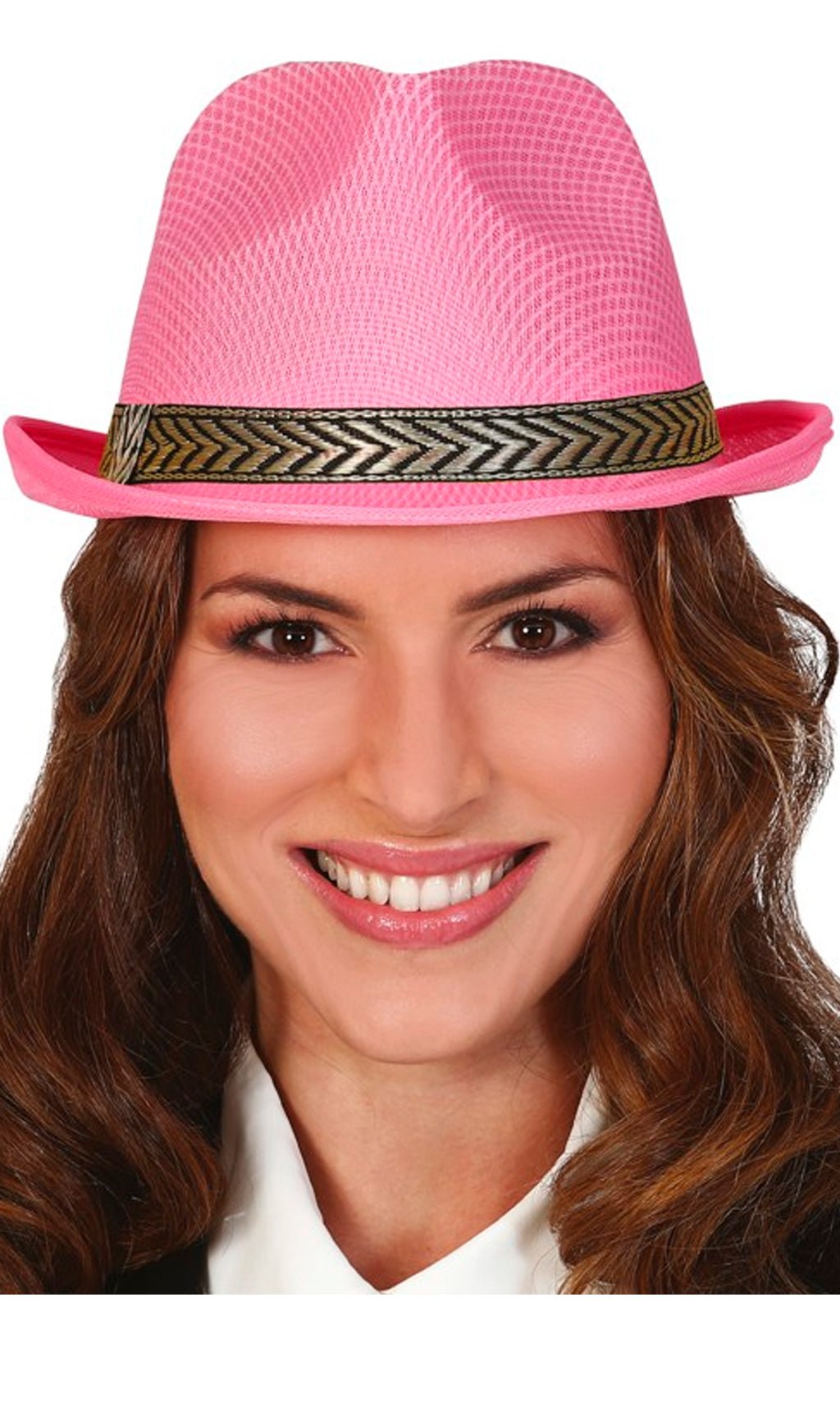 Sombrero de Gangster Rosa