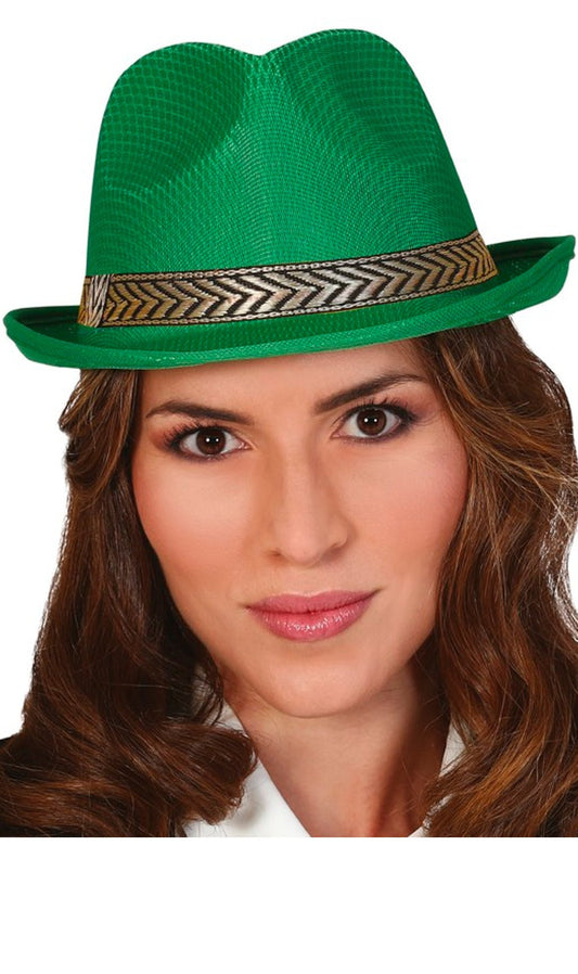 Sombrero de Gangster Verde