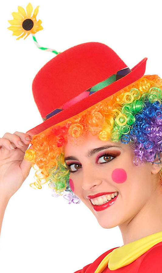 Sombrero de Payaso Rojo