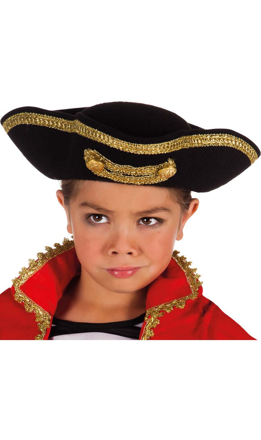 Sombrero de Pirata Almirante Infantil