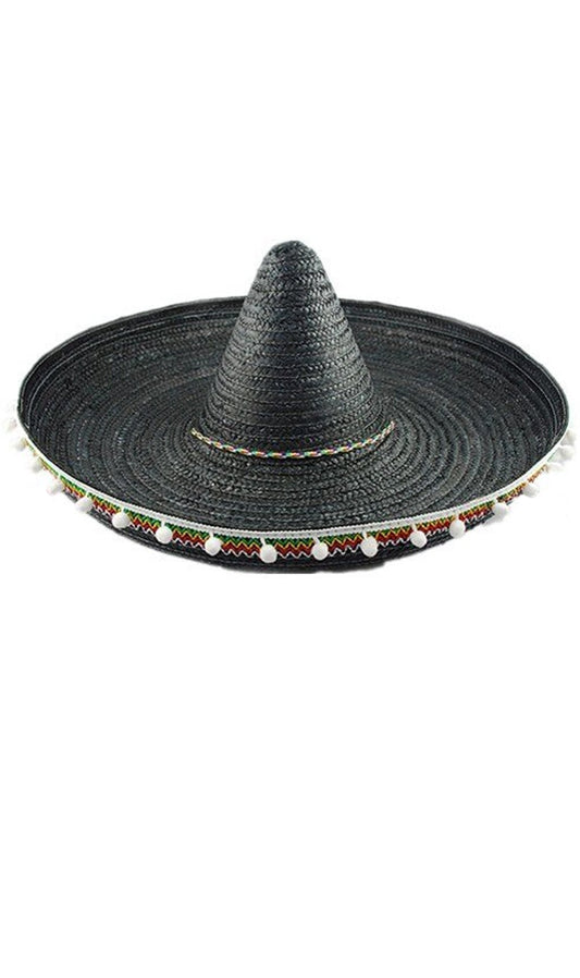 Sombrero Mexicano Mediano Negro