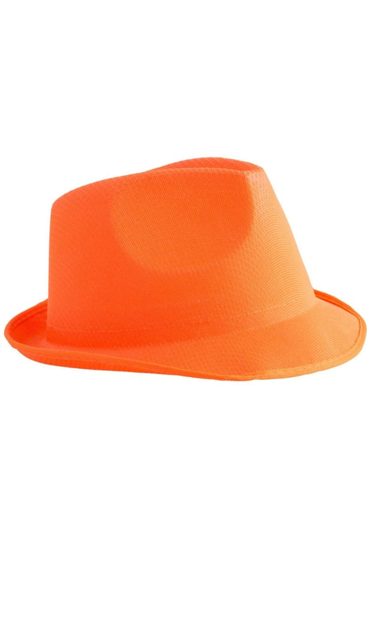 Sombrero Naranja Neón