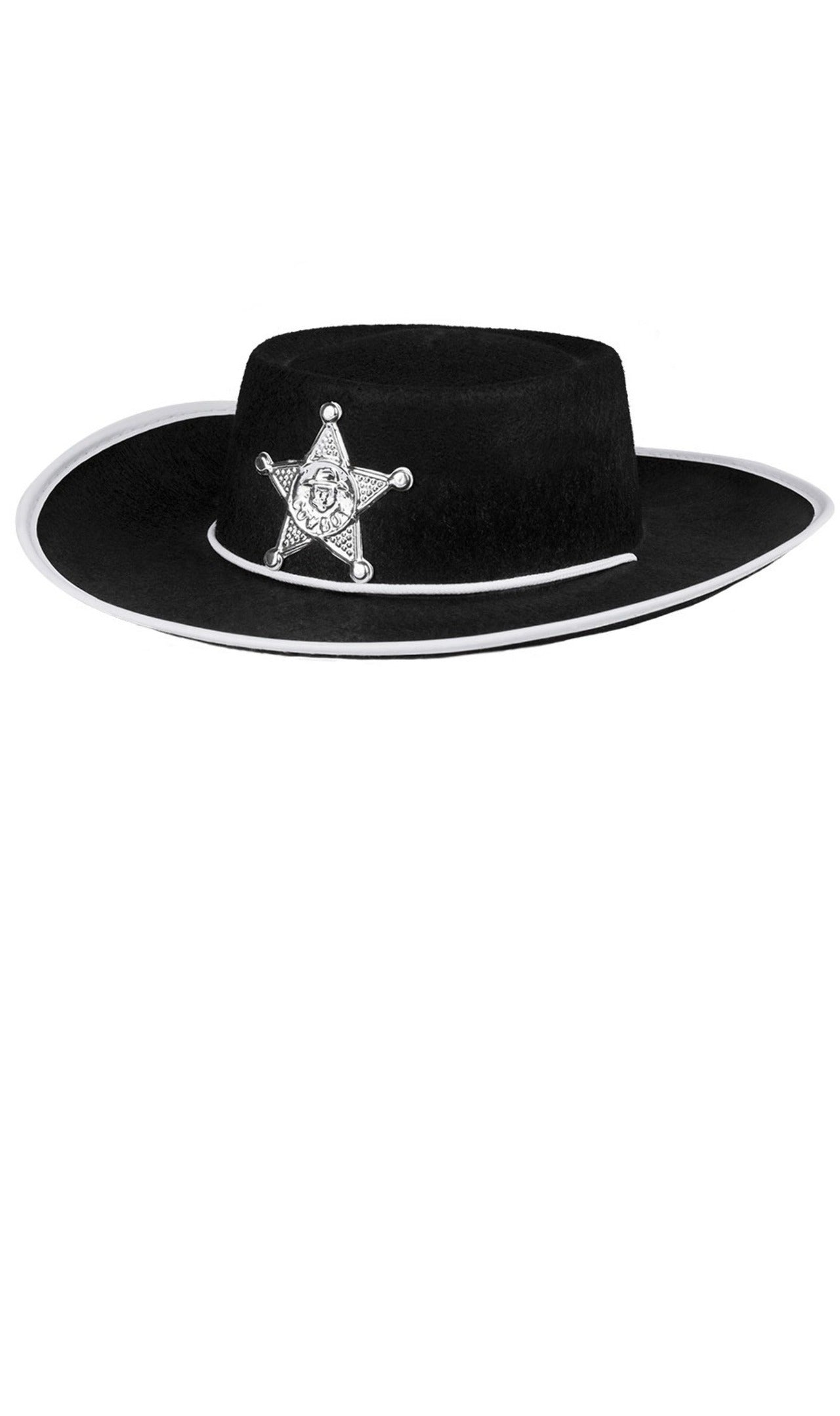 Sombrero Sheriff Negro infantil