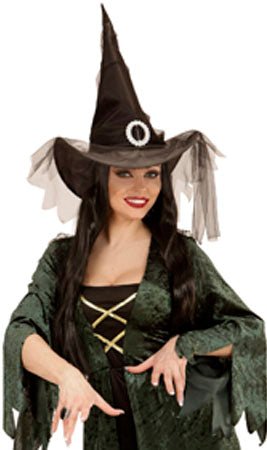 Sombrero Bruja Tul