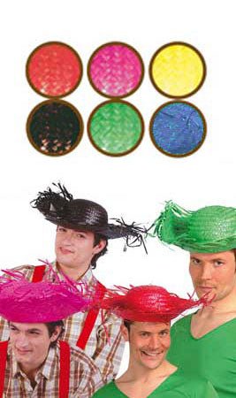 Sombrero Paja Colores