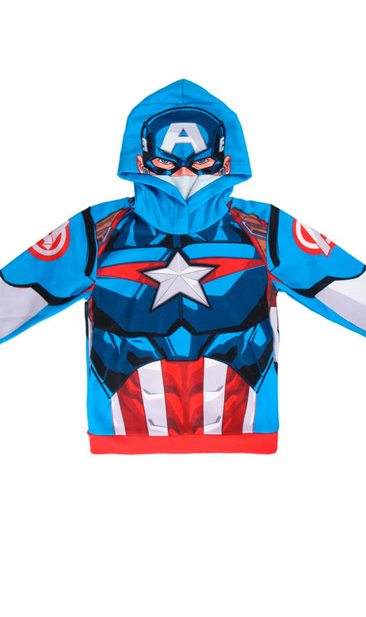 Sudadera de Capitán América™  infantil I Don Disfraz