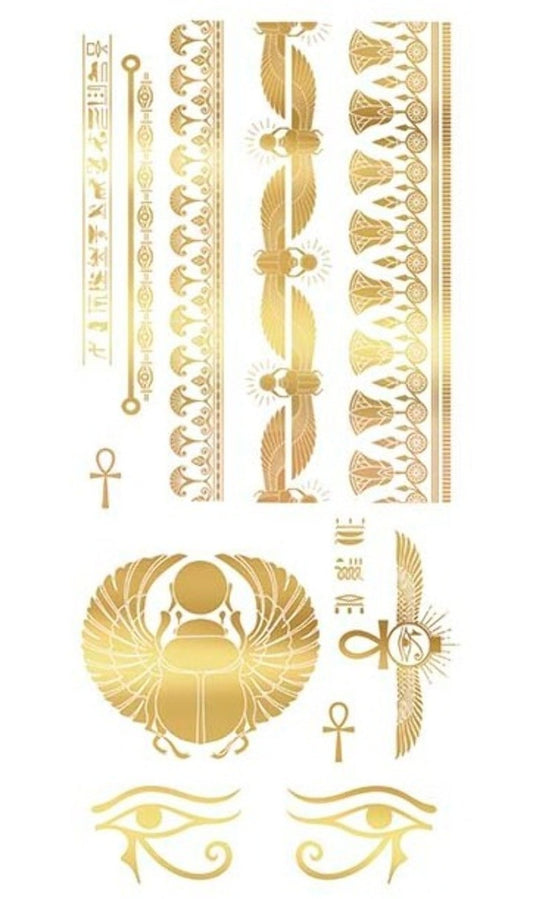 Tatuajes Egipcios Dorados