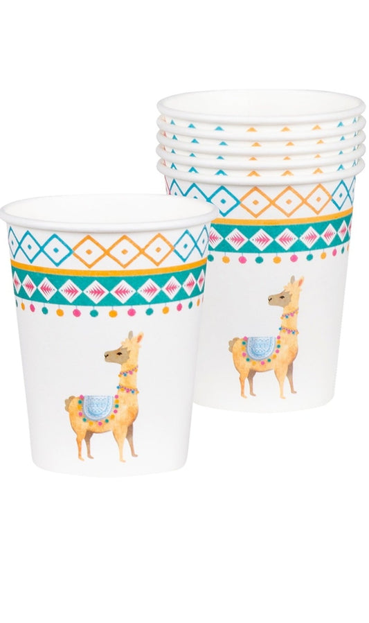 Vasos de Llama Divertida