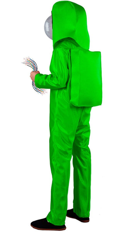 Disfraz de Among Us Verde para adulto I Don Disfraz