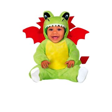 Disfraz de Dragón Verde para bebé