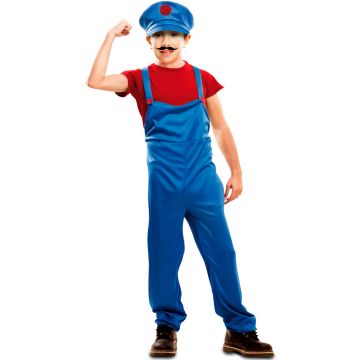 Disfraz de Fontanero Mario infantil
