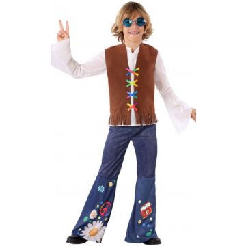 Disfraz de Hippie Alegre para niño