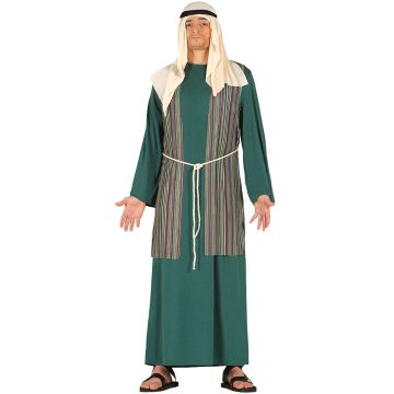 Disfraz de Pastor Judío Verde adulto