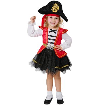 Disfraz de Pirata Caribeña para niña
