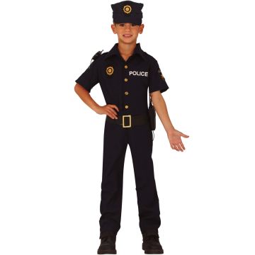 alivio Bosque motivo Disfraces de uniforme de policía nacional para niños online | Don Disfraz