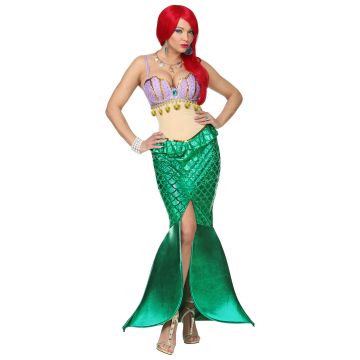 Disfraz de Sirena Deluxe para mujer