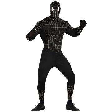 Disfraz de Spider Negro para adulto