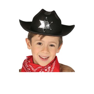 Sombrero Sheriff Fieltro infantil