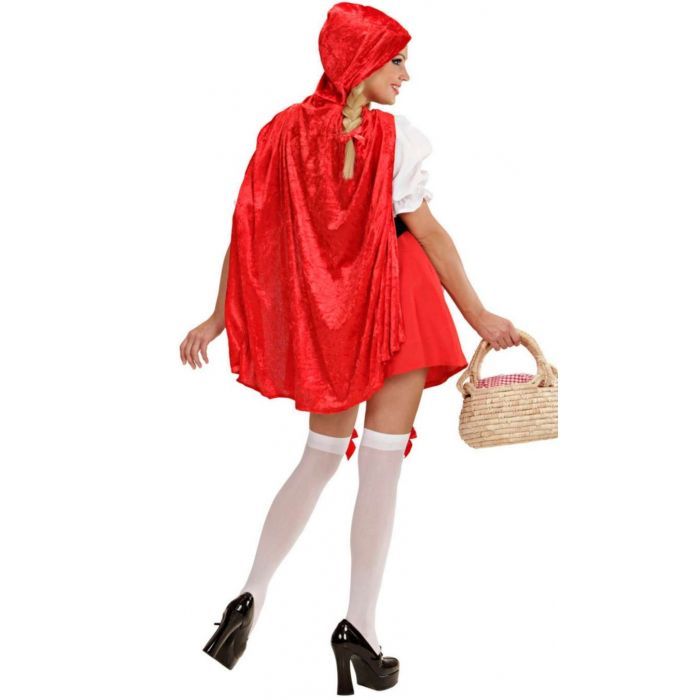 Tradicional mezcla Percibir Disfraz Caperucita Roja mujer, Tallas: S, L