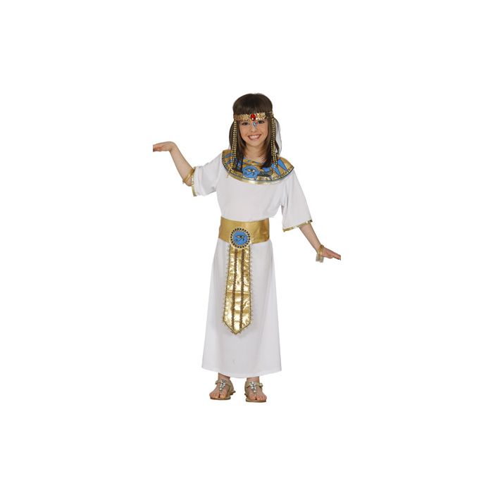 envidia Detener Albardilla Disfraz de Faraona Egipcia para infantil