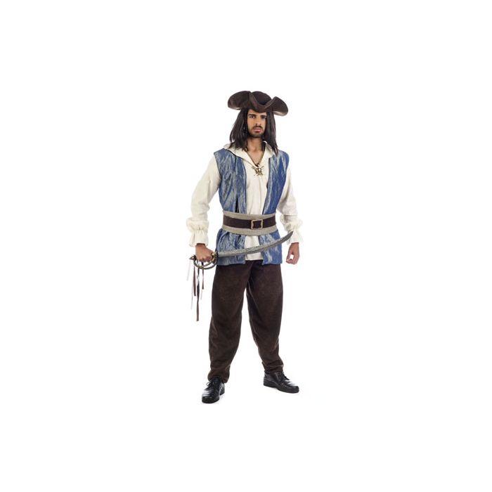 batería conferencia invernadero Disfraz de Pirata Errante para adulto