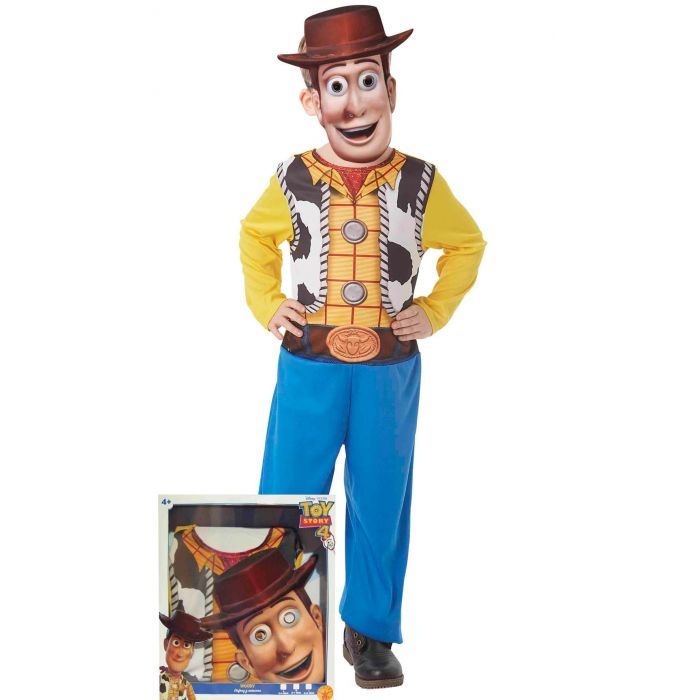 Malversar Superficie lunar embrague Disfraz de Woody? con Máscara de Toy Story para infantil