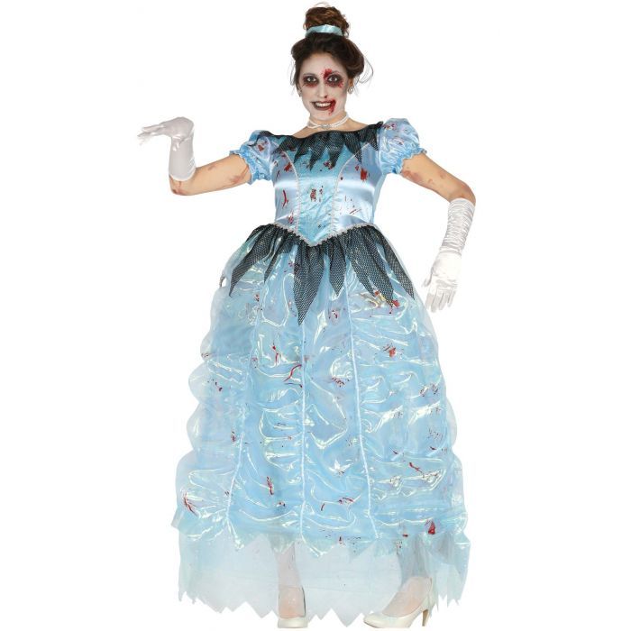 Tecnología Ir a caminar Previsión Disfraz Zombie de Princesa Cenicienta para adulto