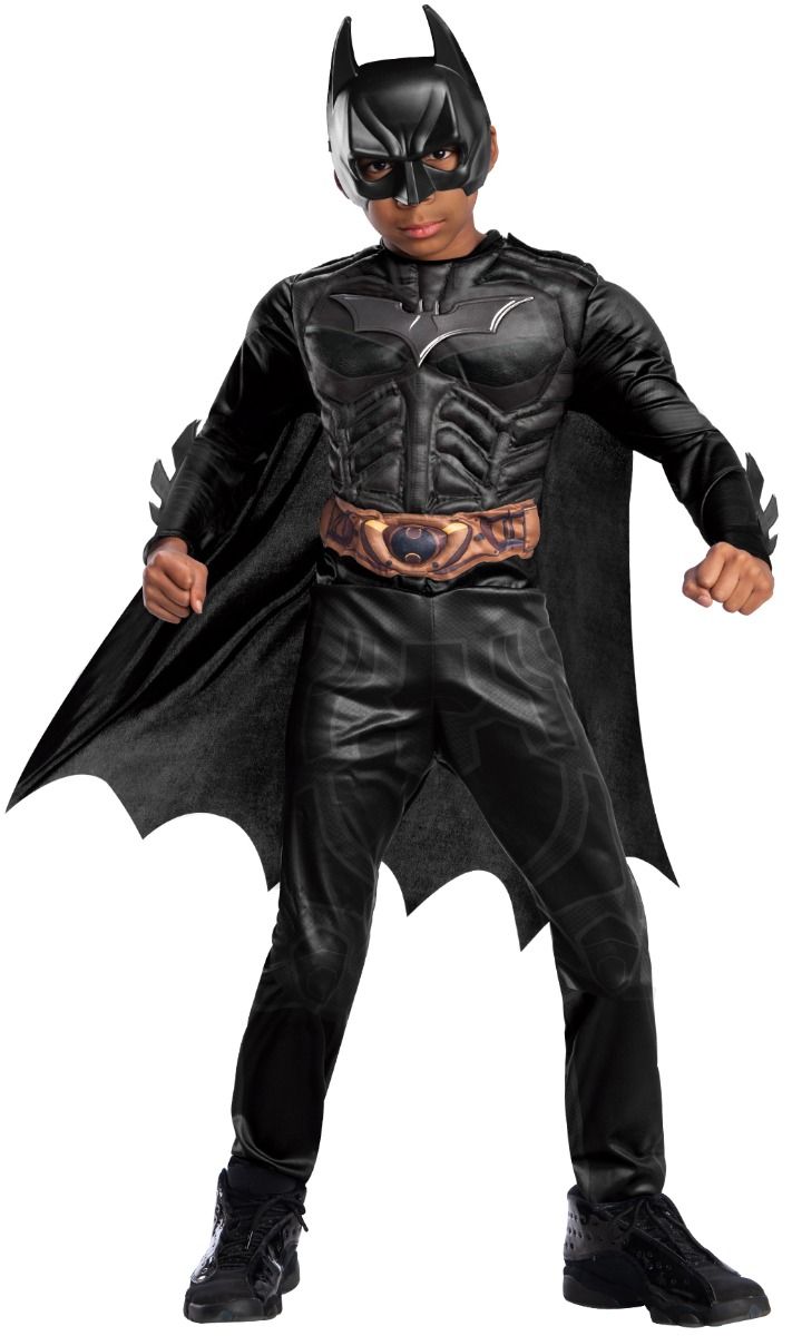 Disfraz de Batman™ Black Musculoso infantil
