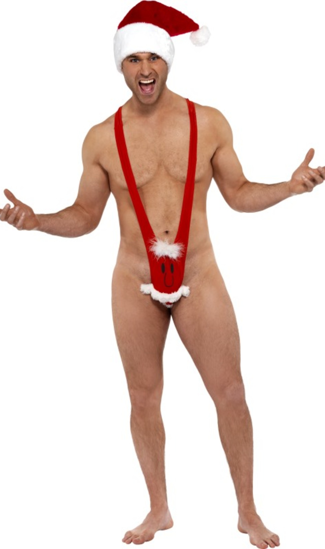 Disfraz Borat Mankini Noel para
