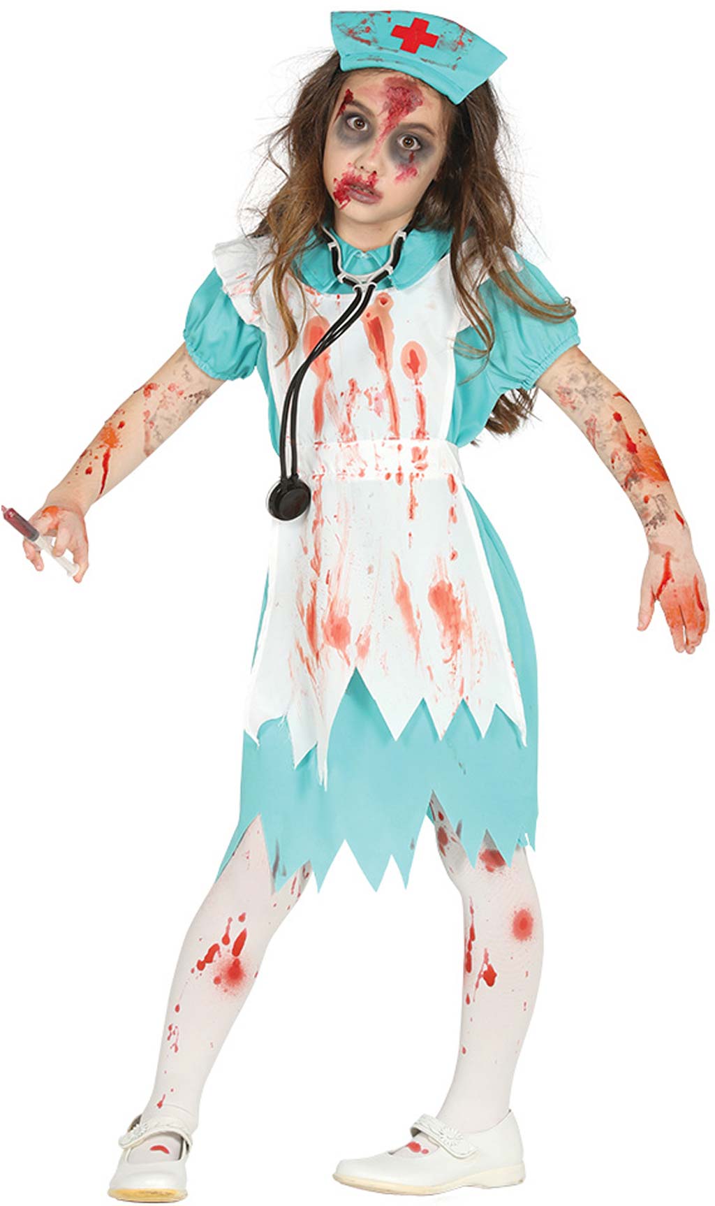 Disfraz de Enfermera Sangrienta para infantil
