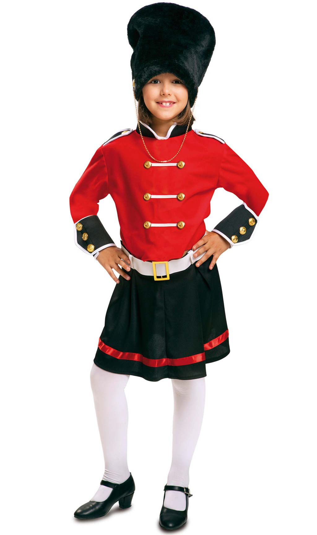 Disfraz de Guardia Buckingham niña
