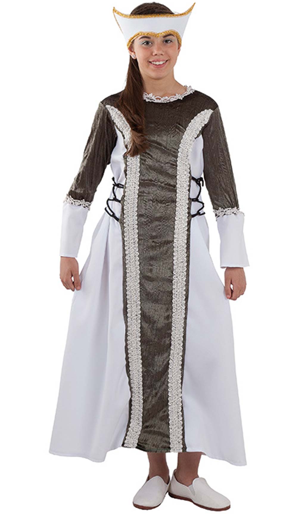 Disfraz de Isabel La Católica para niña