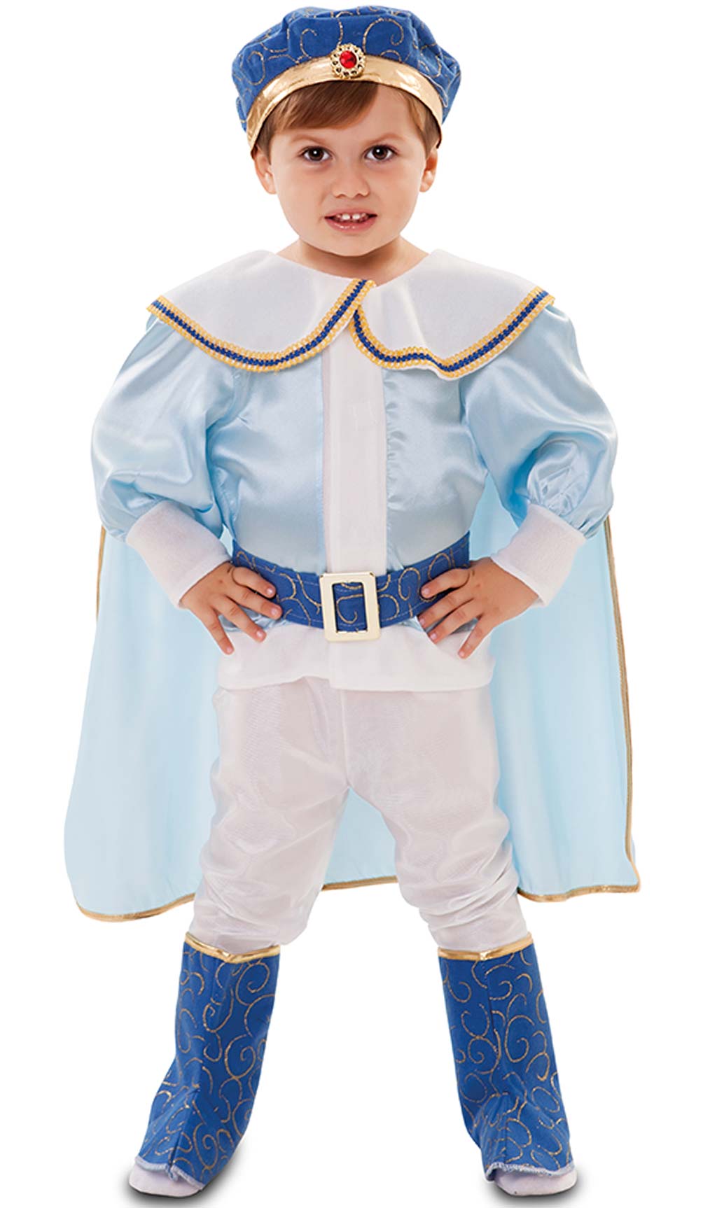 Razón vestir télex Disfraz de Príncipe Azul con Capa para infantil