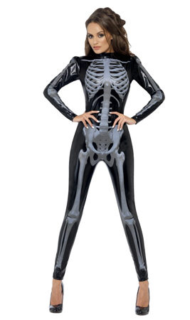 Disfraz de Esqueleto Sexy mujer